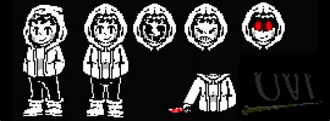 Pixilart - SS Chara sprite sheet by Underverseink1