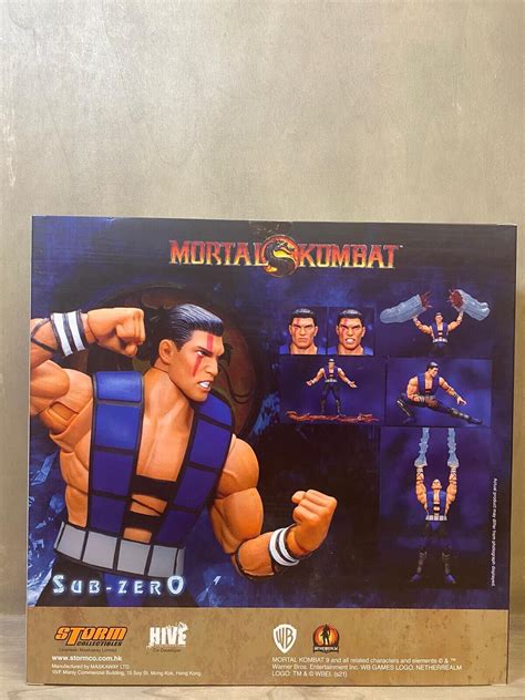 Storm Collectibles Mortal Kombat Subzero Unmasked Mk Action Series Ebay