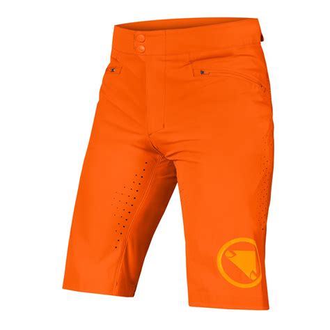 Endura Singletrack Lite Short Fit Shorts Orange Bikeinn