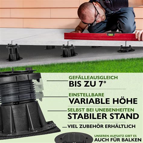 Plattenlager Basic Mit Gef Lleausgleich F R Terrassen Platten