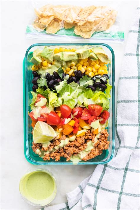 Easy Taco Salad Meal Prep Bowls Meals With Maggie