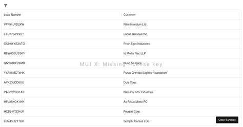 Github Mui Custom Data Grid Forked Codesandbox