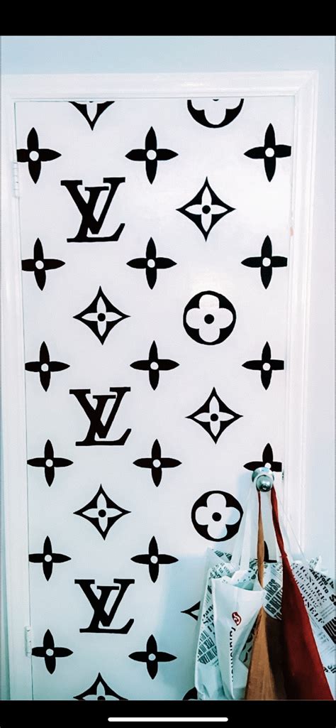 Diy Louis Vuitton Wall No Paint Iucn Water