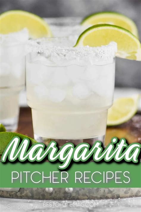 Margarita Pitcher Recipes That Are Perfect For Parties The Best Of