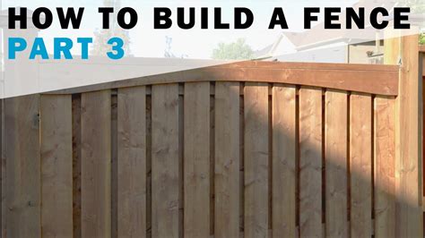 How To Build A Fence Part Adding Style Youtube