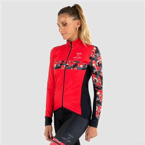 Veste Thermique Femme Ekoi Nathalie Simon Rouge Ekoi