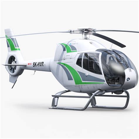 Eurocopter Colibri EC 120B Civil Helicopter 3D Model 45 3ds Blend