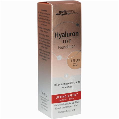 Medipharma Cosmetics Hyaluron Lift Foundation Soft Nude Ml Ab Preisvergleich