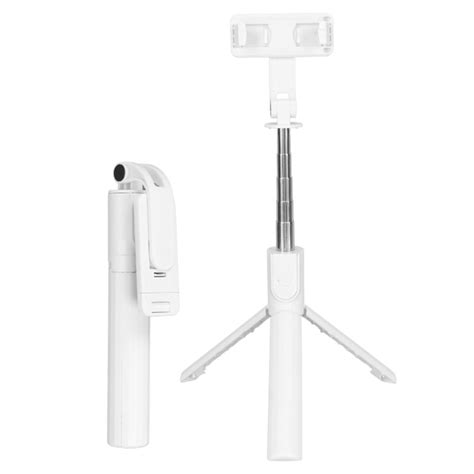 Селфи-палка с пультом ДУ. Белый штатив для телефона, выдвижной до 68 см ...