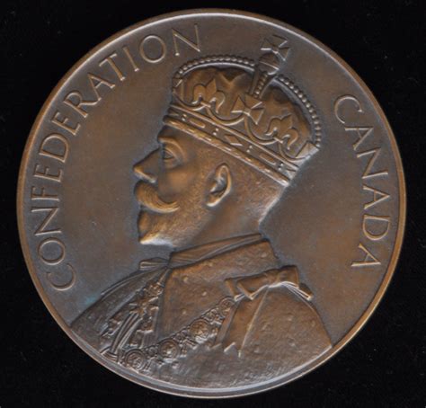 Canadian Medal - 60th Anniversary of Canadian Confederation Table Medal, 1927