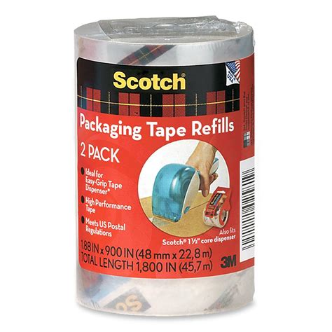 Scotch Dp1000rrc Packaging Tape Refill Madill The Office Company