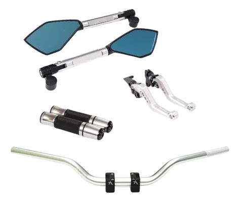 Guidão Naked Manopla Retrovisor Manete Dafra Next 250 300 Parcelamento sem juros