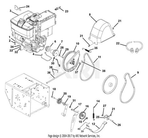 Tecumseh Snowblower Throttle Linkage Diagram