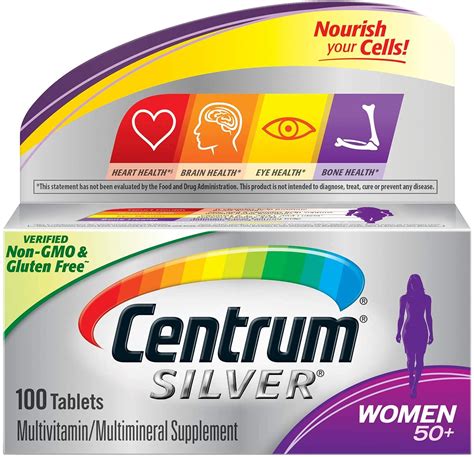 Buy Centrum Silver Womens Multivitamin For Women 50 Plus Multivitamin