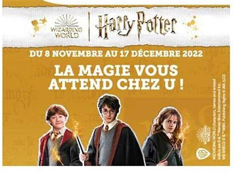 Promo Wizarding World Harry Potter Chez Hyper U Icatalogue Fr