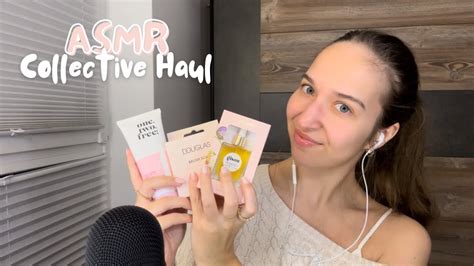 ASMR Collective Haul Beauty Body Care Items Tapping Scratching