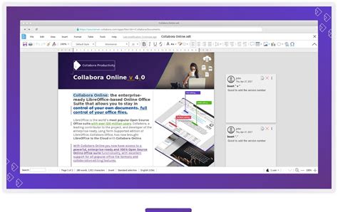 Libreoffice Based Collabora Online 40 Adds New Look Numerous Improvements