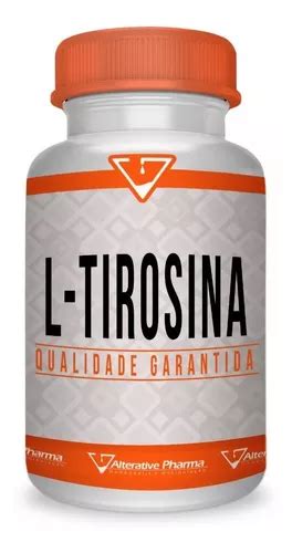 L Tirosina 300mg 60 Cápsulas MercadoLivre