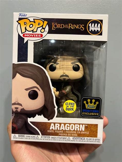 Lord of the Rings Funko Pop (Aragorn Funko Pop) Glow in the Dark Funko ...