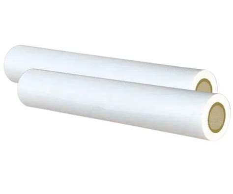 White Micron Thick Plain Soft Polyester Film Laminate For