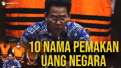 Nama Pemakan Uang Negara Habar News Youtube