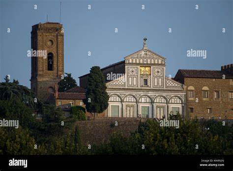 Romanesque Basilica Di San Miniato Al Monte Basilica Of St Minias On