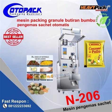 Jual Mesin Packing Granule Butiran Bumbu Mesin Pengemas Sachet Otomatis