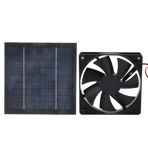 Solar Powered Fan Waterproof Ip65 20 Conversion Rate Mini Exhaust Fan Environmentally Friendly