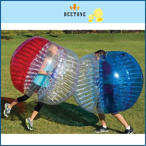 Deetone Air Bubble Soccer 0 8mm Pvc 1 2m 1 5m 1 8m Air Bumper Ball Body Zorb Ball Bubble