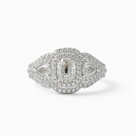 0.51 Carat Cushion Cut Diamond Ring (White Gold) — Shreve, Crump & Low