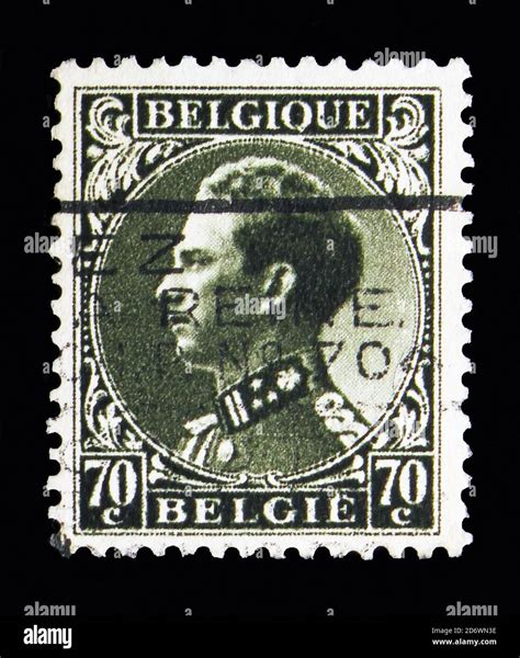 Moscow Russia May A Stamp Printed In Belgium Shows King