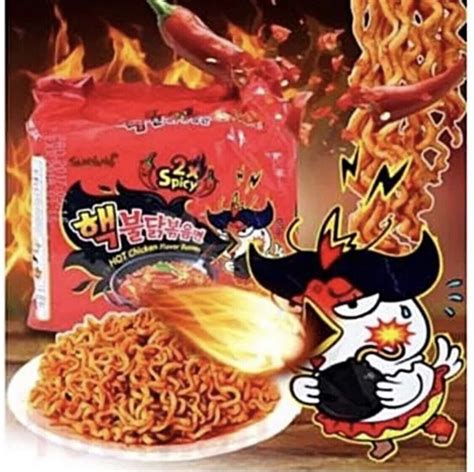 Samyang 2X Spicy Hot Chicken Flavor Korean Ramen Noodle Fire Noodle Challenge