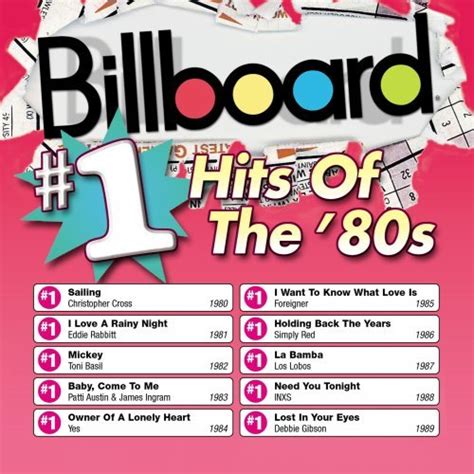 Billboard #1 Hits of the 80's - Various Artists (Audio CD - 2003)