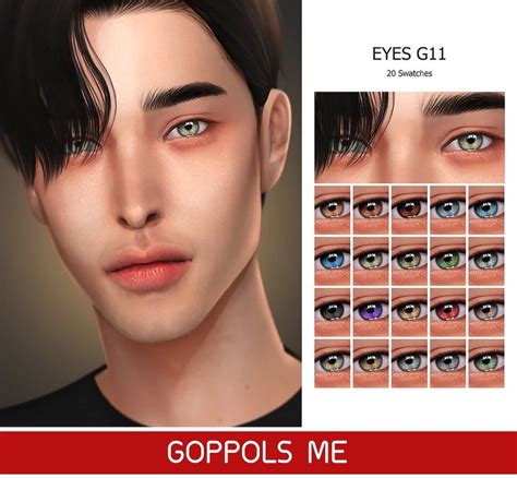 GPME GOLD Eyes G11 Sims 4 Cc Eyes Sims 4 Male Makeup