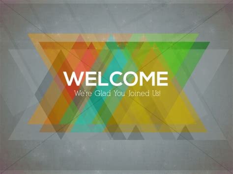 Welcome Church Event Slide | Clover Media