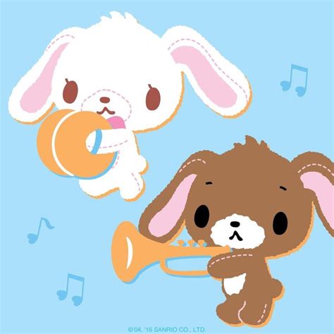 sanrio sugarbunnies shirousa  kurousa susse kunst niedliche