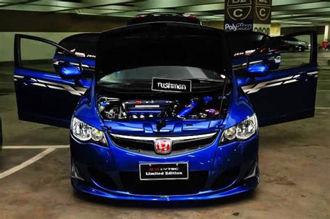 Blue Fd2 Type R Civic 2007 Honda Civic 2006 Honda Civic Si Jdm Honda