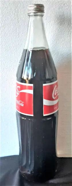 COCA COLA BOTTLE 90 S Morocco Arabic Red White ACL 1 Litre Bottle