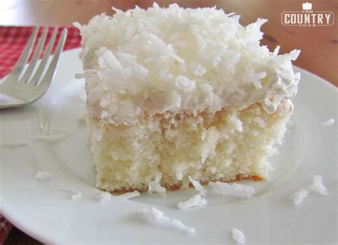 Coconut Cream Poke Cake The Country Cook