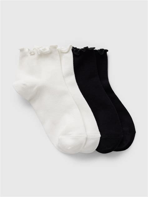 Ruffle Trim Ankle Socks 2 Pack Gap