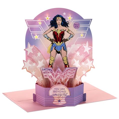 Wonder Woman Birthday Card Printable Cards