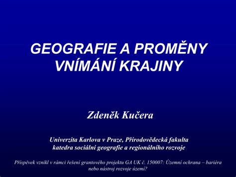 geografie  promeny vnimani krajiny