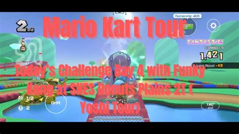 Mario Kart Tour Todays Challenge Day 4 With Funky Kong At SNES Donuts