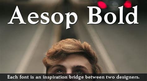 Aesop Bold Font | FontYukle