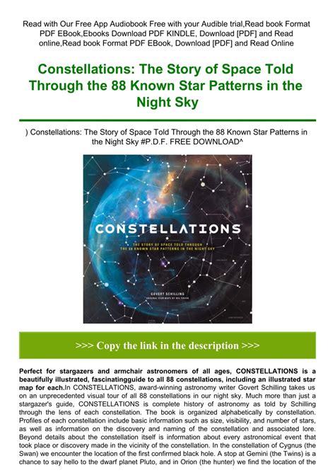 ^DOWNLOAD-PDF) Constellations The Story of Space Told Through the 88 Known Star Patterns in the