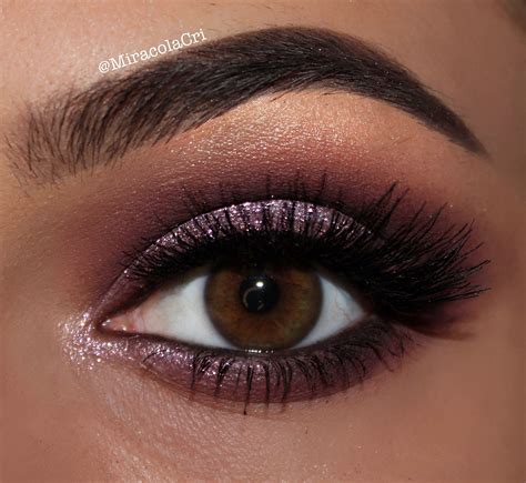 Purple Makeup For Brown Eyes