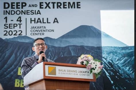 Sandiaga Uno Sebut Pameran Deep And Extreme 2022 Perkuat Kebangkitan