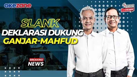 LIVE Ganjar Mahfud Hadiri Deklarasi Dukungan Dari Slank YouTube