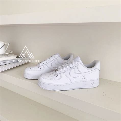 Listo Stock Listo Stock Nike Air Force 1 Todo El Hierro Blanco Marca De