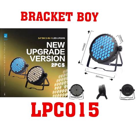 Big Dipper LPC015 Stage LED Light 54*3W3-IN-1Full Color RGB 180W PAR ...